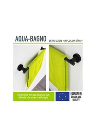 Resim Aqua Bagno Zero Uzun Havluluk 50 Cm. Mat Siyah 