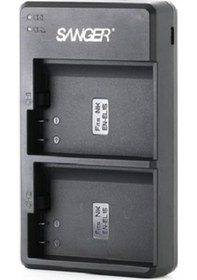 Resim Sanger Nikon En El15 Batarya Uyumlu İkili Usb Şarj Cihazı 