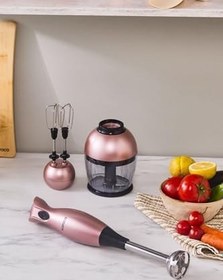 Resim Karaca Pro- Midi Plus 3'lü Blender Set Rosegold 1000w 
