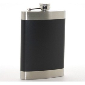 Resim Paslanmaz Çelik Tekli 9 Oz Matara Siyah Renk 