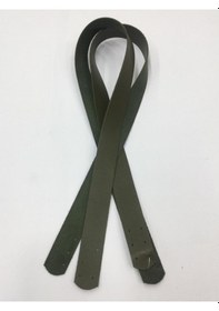 Resim Karantuhafiye Dikmeli Spor Sap / Çanta Sapı / Deri Dikmeli Sap 70 Cm Hakiyeşil Hakiyeşil Çok Renkli 