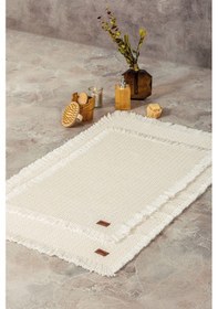 Resim Cotton Box 5120-cb Paspas Setı Bath Rug Krem 75x125+60x90 krem 