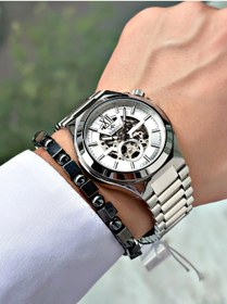 Resim Bentini Erkek Kol Saati - Otomatik Mekanizma, Takvimli, Çelik Kasa & Kordon, Su Geçirmez, 2 Yıl Garantili 