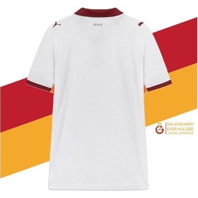 Resim Galatasaray Lisanslı 24-25 Beyaz 5 Yıldızlı Kişiye Özel Uv Aslan Baskılı Kutu - Kişiye Özel Kutu İçi Forma Set Beyaz - Kırmızı 