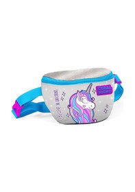 Resim Coral High Kids Pembe Gümüş Unicorn Desenli Bel Çantası 22490 Pembe 