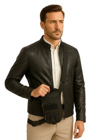 Resim Çantachım Bel Çantası Bacak Çantası Siyah Özel Bölmeli Tabanca Taşımalı Taktikal Siyah 