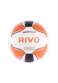 Resim Delta Rivo Dikişli 5 Numara Voleybol Topu Beyaz Turuncu 
