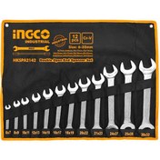 Resim dorf İngco 12 Parça Açık Anahtar Seti Profesyonel 6-32 Arası Bez Çantalı 