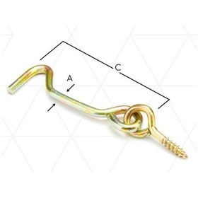 Resim Çengelli Askı 80 No 5 Adet 