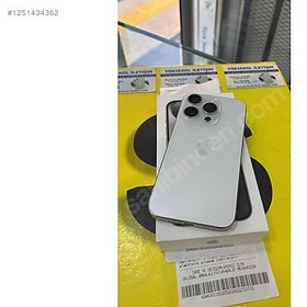 Resim Apple iPhone 15 Pro İkinci El TR | 128 GB | Beyaz 