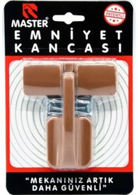 Resim Lüks Emniyet Kancası açık Kahverengi emk-02l 