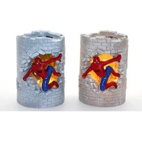 Resim Kapamarka Örümcek Adamlı Masa Lambası 