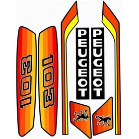 Resim Pejo 103 Yazı Seti Dar Depo Turuncu 