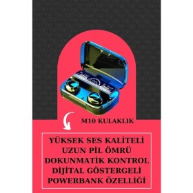 Resim Toyigoo Ikili Set Akıllı Saat ve Bluetooth Kulaklık Kablosuz Uzun Pil Ömrü Spor Modları 