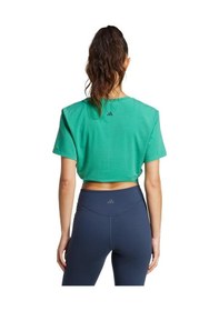 Resim Adidas Kadın Yeşil T-shirt Yga Tee Jd4208 Yeşil 