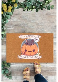 Resim Halloween Teması, Renkli Paspas, İç Ve Dış Kapı Önü Paspası 