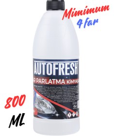 Resim AutoFresh Far Temizleme Solüsyonu Oto Far Parlatma Sıvısı Araç Far Yenileme 800 ml 