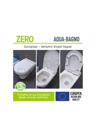 Resim Aqua Bagno Zero Yavaş Kapanan Klozet Kapağı - Duroplast 