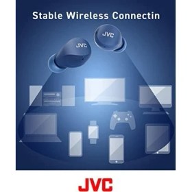 Resim Jvc HA-Z66T-A Gumy Mini Kablosuz Kulaklık, Küçük, Ultra Hafif, 3 Ses Modu (Bas/şeffaf/normal), Su Geçirmez (Ipx4), 23 Saat Pil Ömrü, Bluetooth 5.1, (Mavi), HA-Z66T-A-E, Kulak Içi 