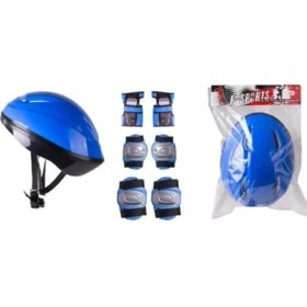 Resim Top Rock Store Çocuk Kask Dizlik Dirseklik Koruyucu Set 7 Parça 