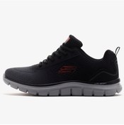 Resim Skechers Track Ripkent Memory Foam Hafızalı Taban Siyah Günlük Erkek Spor Ayakkabı 