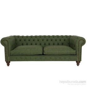 Resim Green Tea Chesterfield - Yeşil 