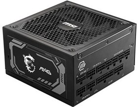 Resim MSI PSU MAG A1000GL PCIE5 1000 W 80+ Gold Güç Kaynağı 