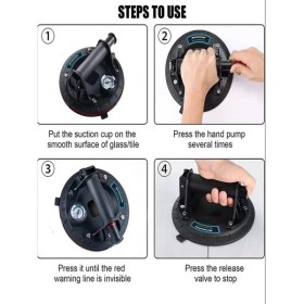 Resim Almaya Tools Cam Kaldırıcı, Vakumlu Vantuz, Manometreli Güçlü Vantuz, Malzeme Taşıma Vantuzu 