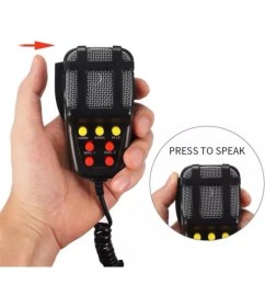 Resim Mfk 7 Sesli 100 Decibel Mikrofonlu Siren 