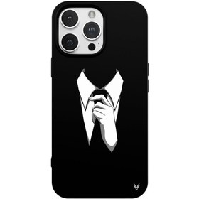 Resim iPhone 16 Pro Max Kravat Telefon Kılıfı 