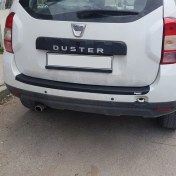 Resim Solarex Dacia Duster 2010-2017 Arka Tampon Eşiği Koruma (Abs) Mat Siyah 