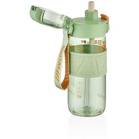 Resim Shotay ST-7223 600ml Yeşil Pipetli Tritan Matara 