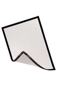 Resim direkt-al Arkası Mıknatıslı Kenarları Çerçeve Renkli Bilgi Cebi A4 Siyah 