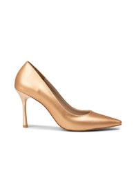 Resim Deery Kadın Bronz Stiletto Topuklu Ayakkabı - P4539zbkrm01 Bronz 