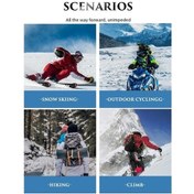 Resim Jokmae Lichen Erkek Ve Kadın Doğa Sporları Tek Katmanlı Kayak Zt 