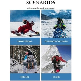 Resim Jokmae Lichen Erkek Ve Kadın Doğa Sporları Tek Katmanlı Kayak Zt 