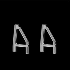 Resim Ps5 Slim Modeller İçin Şeffaf Renk Stand Ayakları 