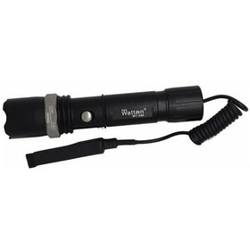 Resim Tüfek Ve Bisiklet Feneri Şarjlı Pilli Watton Wt-040 