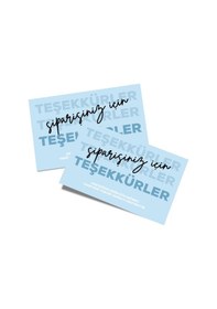 Resim Teşekkür Kartı Tasarım 5 6x9 - 50 Adet 