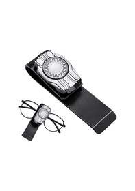 Resim Mega Oto Market Araç İçi Gözlük Tutucu Oto Güneşlik Klipsi Gözlük Askı Aparatı 