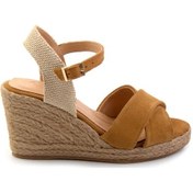 Resim Taba Leather Kadın Sandalet K05718070702 Taba 