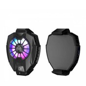 Resim Polhammobile Polham Rgb Led Işıklı Telefon Isı Göstergeli Telefon Soğutucu Fanı, Ultra Sessiz Soğutucu 