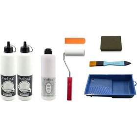 Resim Cadence 1 Litre Beyaz Boya 500Ml Mat Vernik Set N11.1718 