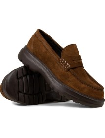 Resim Deery Erkek Hakiki Süet Taba Renk Loafer Ayakkabı - 02006MTBAE02 