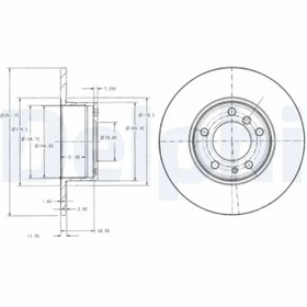 Resim Delphi FREN DISKI ON BMW E34 8896 