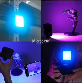 Resim Microcase Şarjlı Ürün Çekim Işığı Rgb Softbox Fotoğraf Stüdyo Aydınlatması Cep Ledi - Al2890 