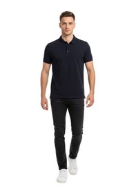Resim Cazador Erkek Polo Yaka T-shirt 24yceeo04212 Lacivert 