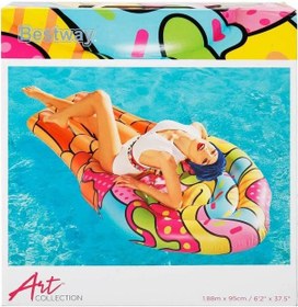 Resim Bestway 43185 Dondurma Şekilli Deniz&Havuz Şişme Yatak 188x95 CM Çok Renkli 