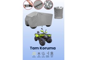 Resim Dokaca Gri Apachi Titan 450 Atv Brandası, Atv Koruyucu Örtüsü 