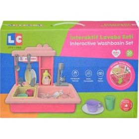 Resim Lc-30916 Pilli Interaktif Lavabo Seti 21 Parça-Enfal 